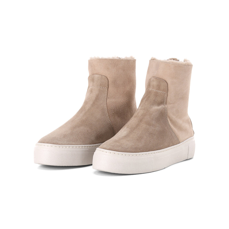 Boots Meghan aus Leder 42 / Hellbraun