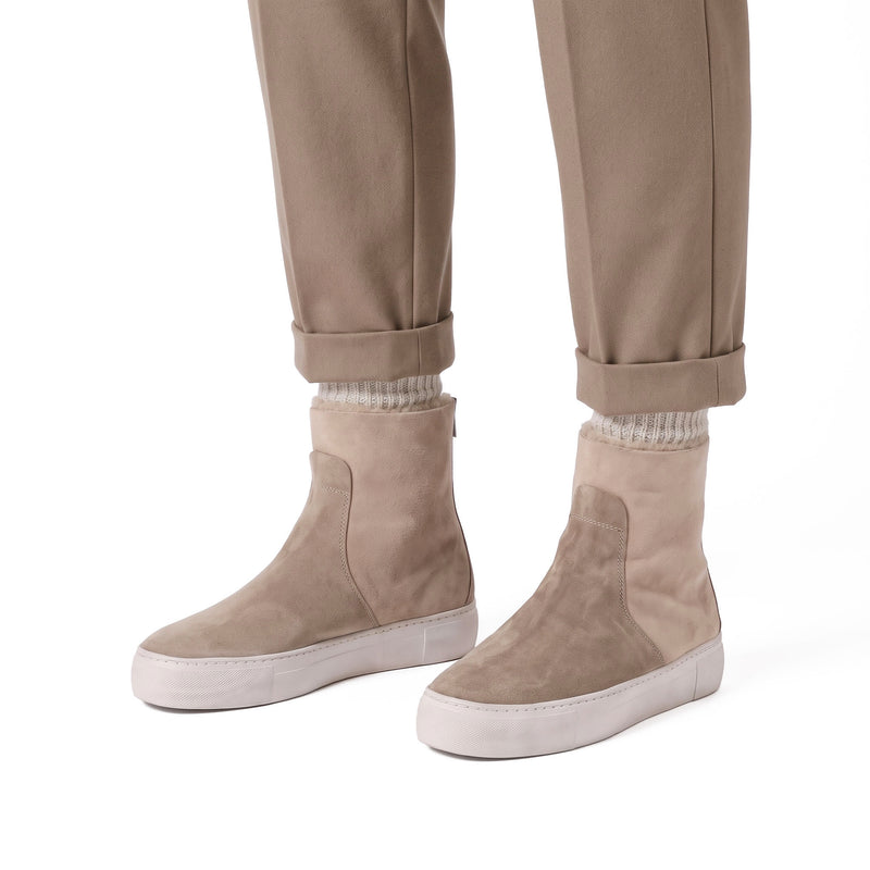 Boots Meghan aus Leder