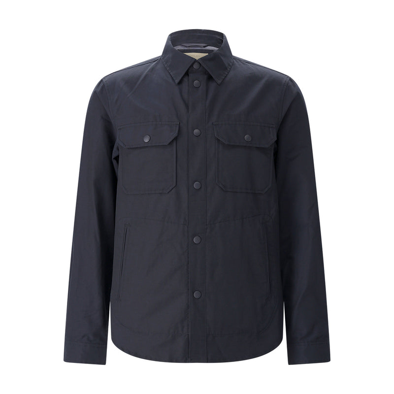 Hemdjacke aus Baumwolle XXL / Dunkelblau