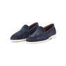 Santoni Loafers aus Veloursleder Herren