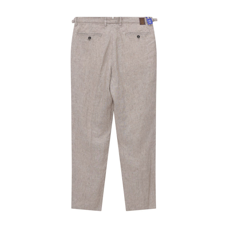 Leinenhose Loretto 38/32 / Braun
