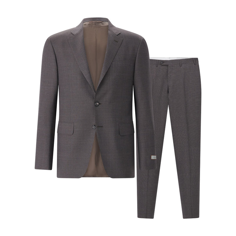 Zweiteiliger Regular-Fit Anzug Kei 102 / Braun