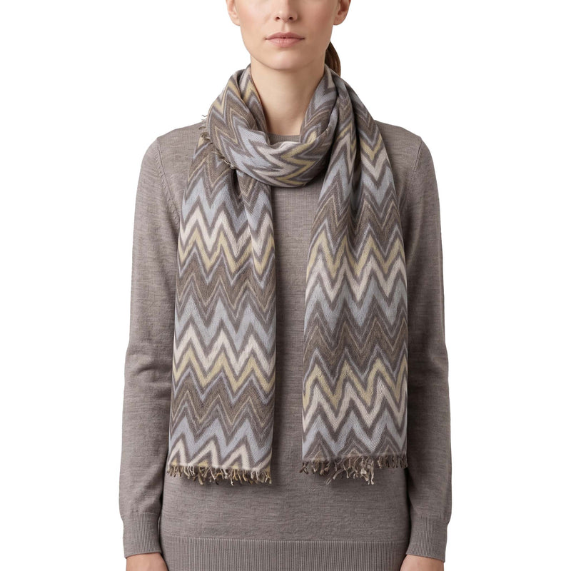 Mala Alisha Schal London mit Zick-Zack-Muster Damen