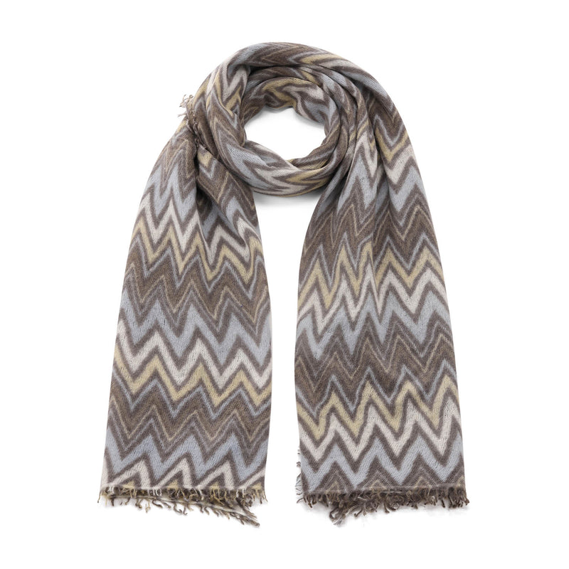 Mala Alisha Schal London mit Zick-Zack-Muster Damen
