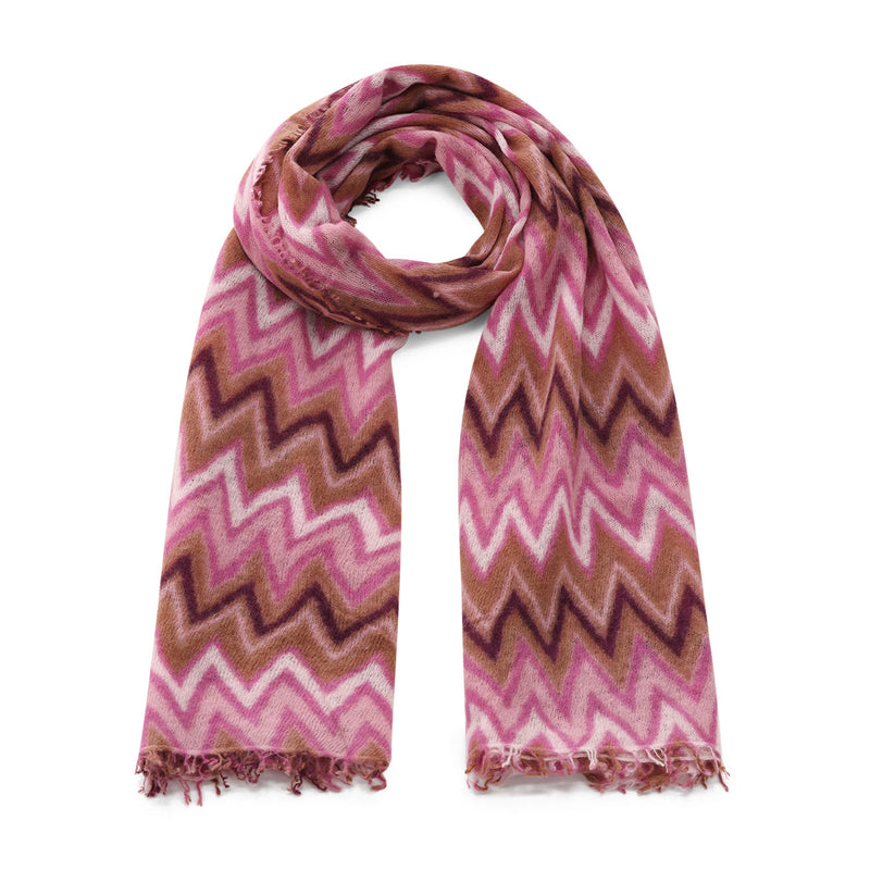 Mala Alisha Schal London mit Zick-Zack-Muster Damen