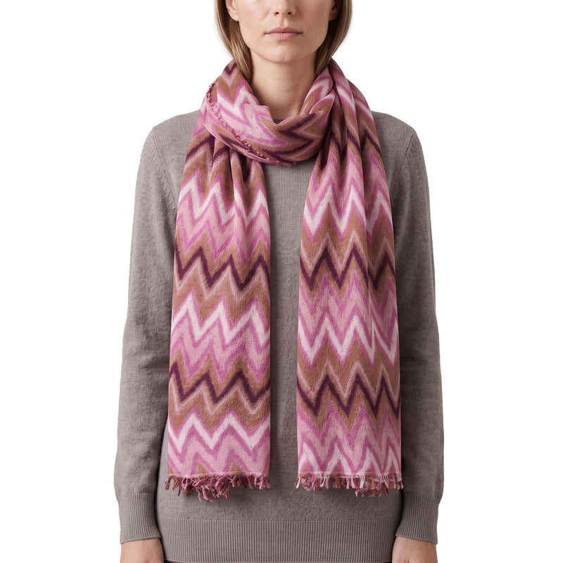 Mala Alisha Schal London mit Zick-Zack-Muster Damen