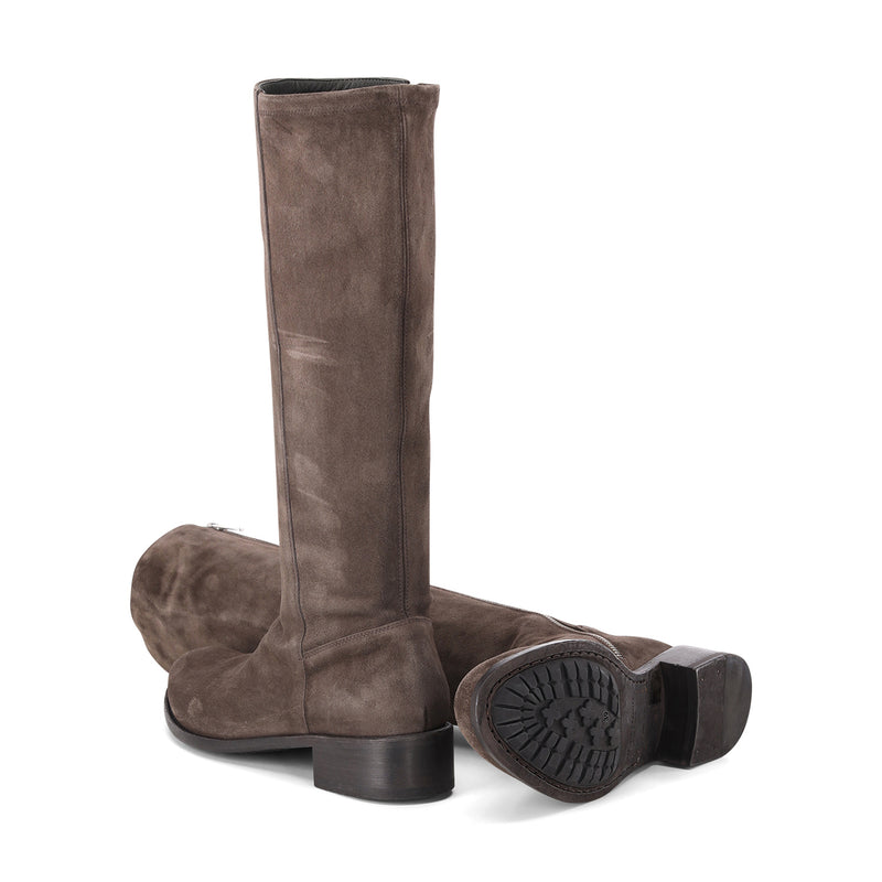 Stiefel Lison 035 aus Veloursleder 41 / Dunkelbraun