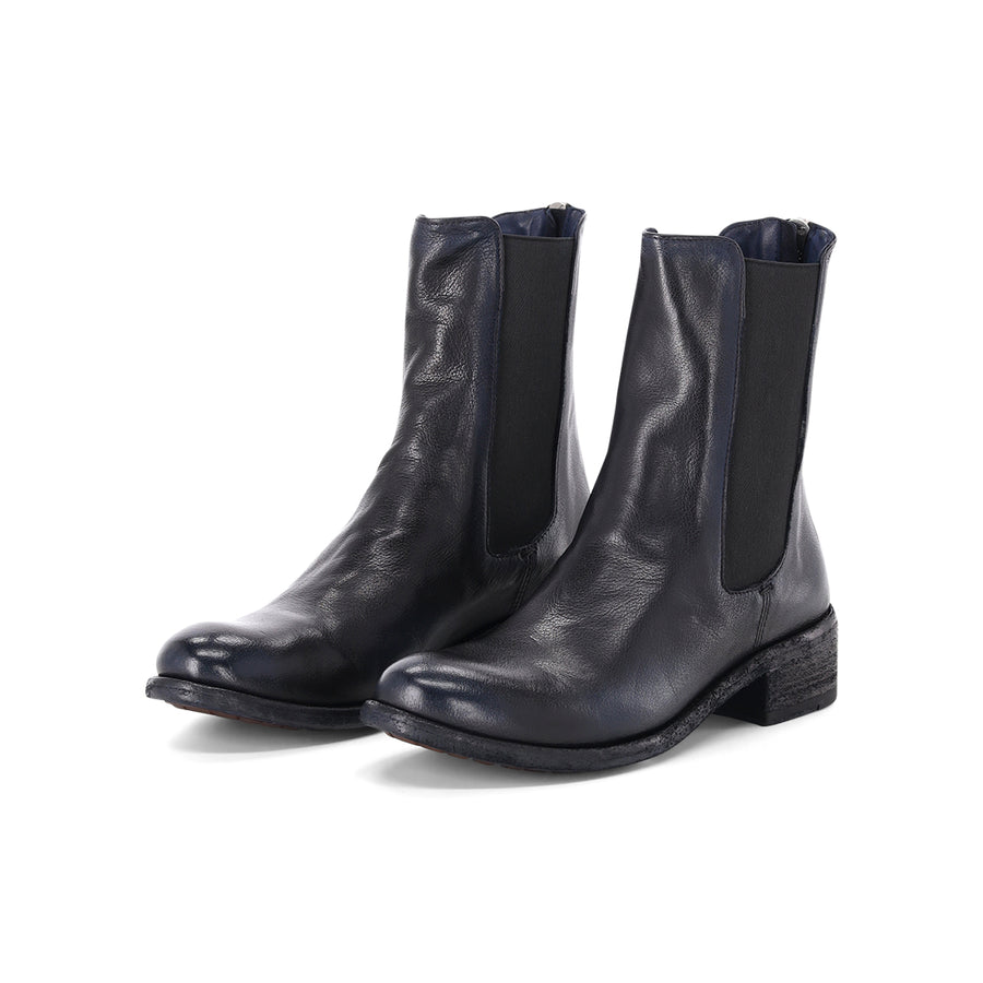 Chelsea Boots Lison 017 aus Leder 41 / Dunkelblau