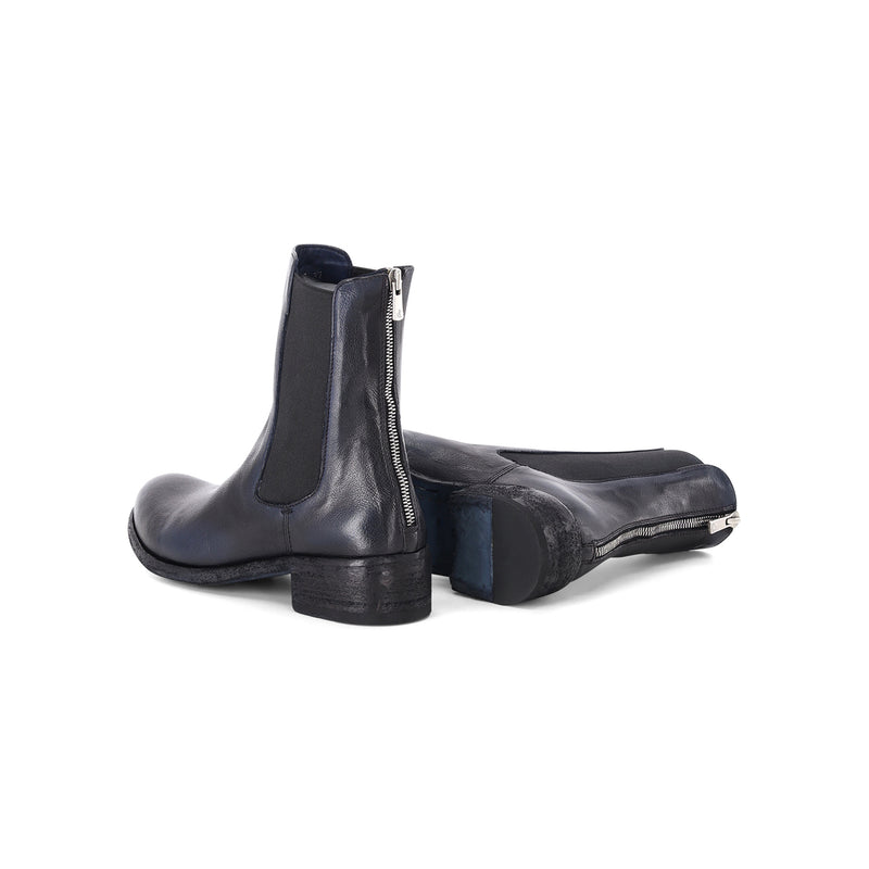 Chelsea Boots Lison 017 aus Leder 41 / Dunkelblau