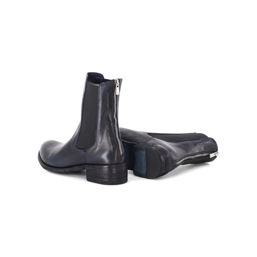 Chelsea Boots Lison 017 aus Leder 41 / Dunkelblau