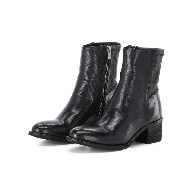 Stiefeletten Denner 127 aus Leder 40 / Schwarz