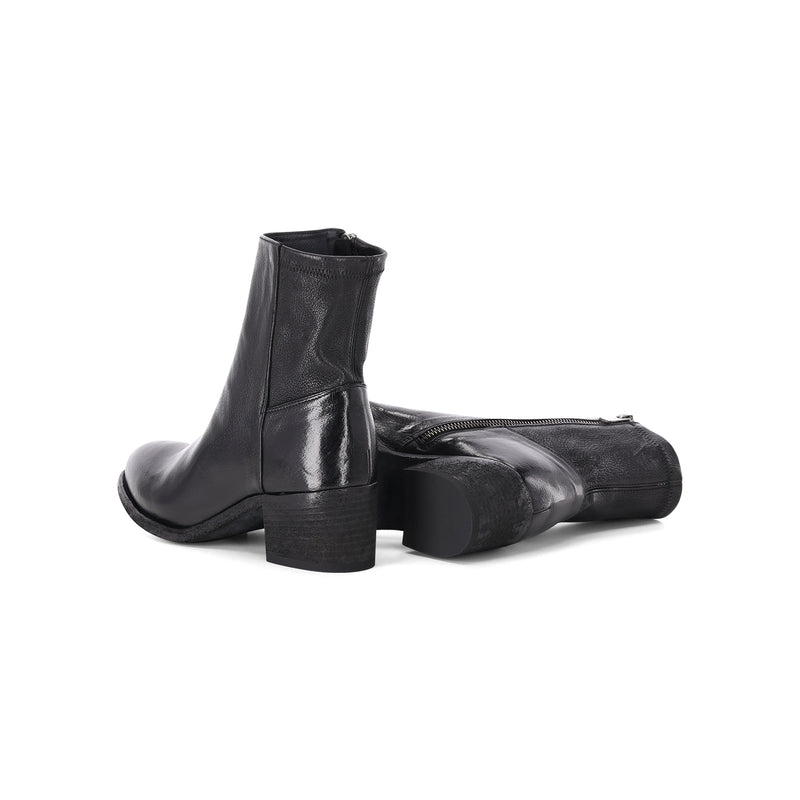 Stiefeletten Denner 127 aus Leder 40 / Schwarz