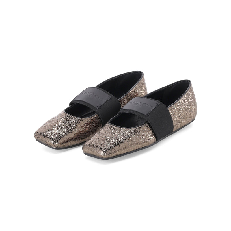 Ballerinas aus Lammleder 41 / Gold