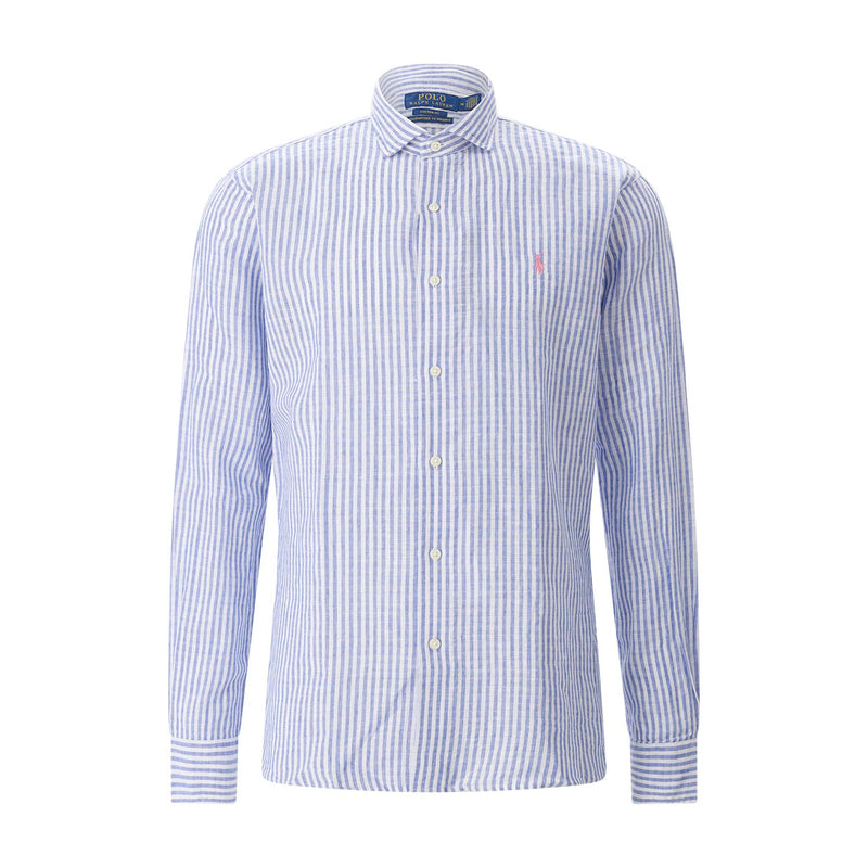Polo Ralph Lauren Gestreiftes Hemd aus Leinen & Baumwolle Herren