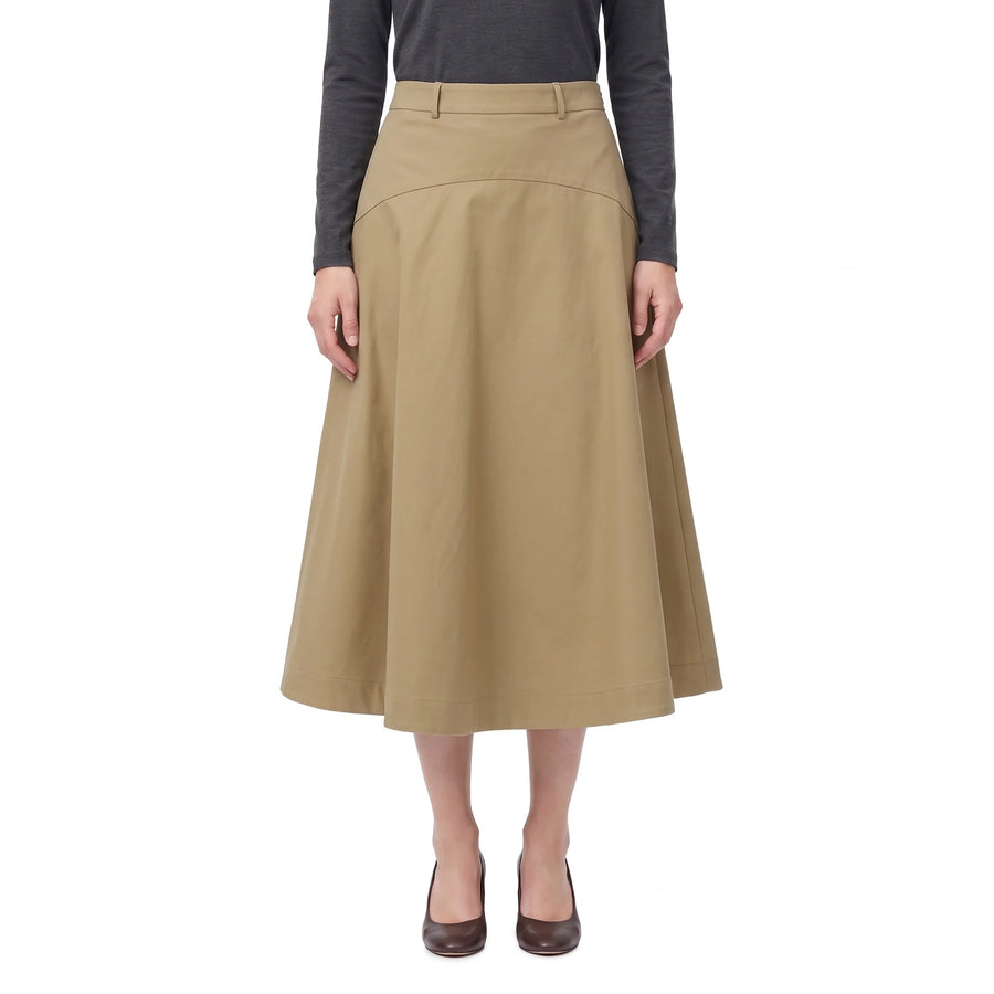 Balenciaga cotton midi skirt for women