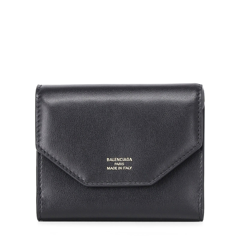 Portemonnaie aus Kalbsleder One Size / Schwarz
