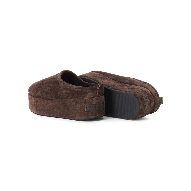Slipper aus Leder 41 / Dunkelbraun
