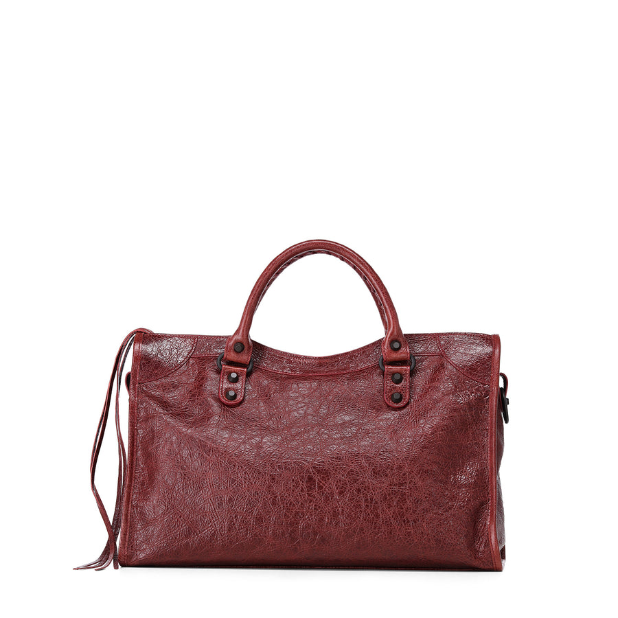 Shopper Le City aus Lammleder One Size / Rot