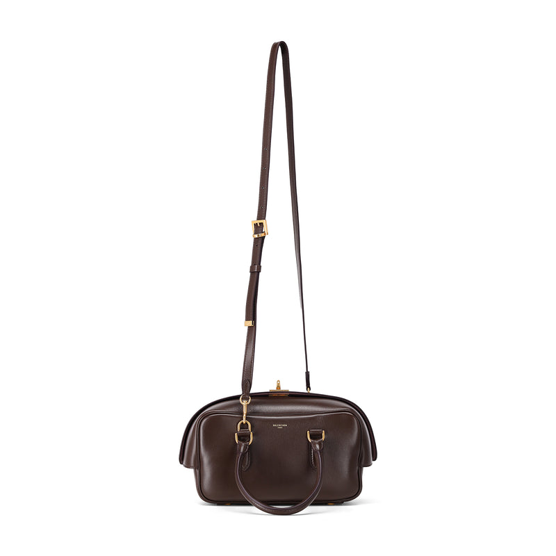 Tasche Le 7 Bowling Bag One Size / Dunkelbraun