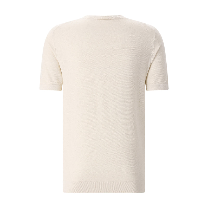 Profuomo Strukturiertes T-Shirt Herren