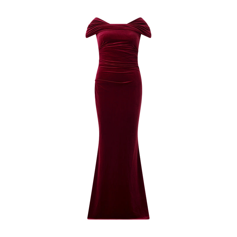 Talbot Runhof Abendkleid aus Samt Damen