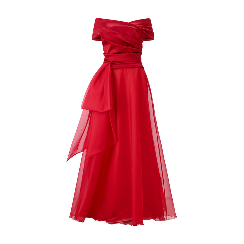 Talbot Runhof Abendkleid mit Organza Damen