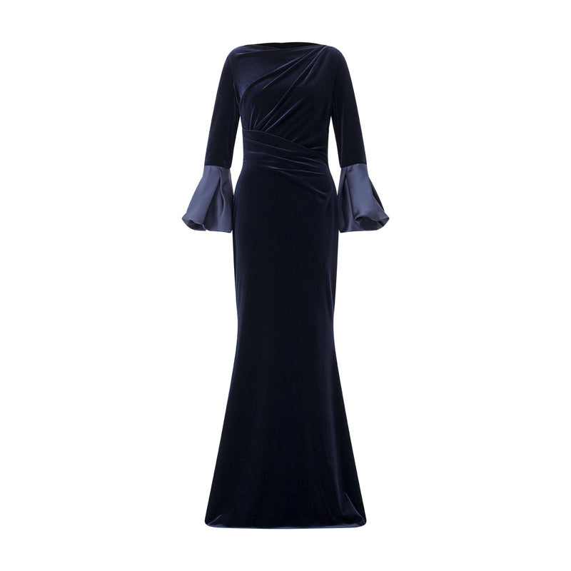 Talbot Runhof Abendkleid aus Samt Damen