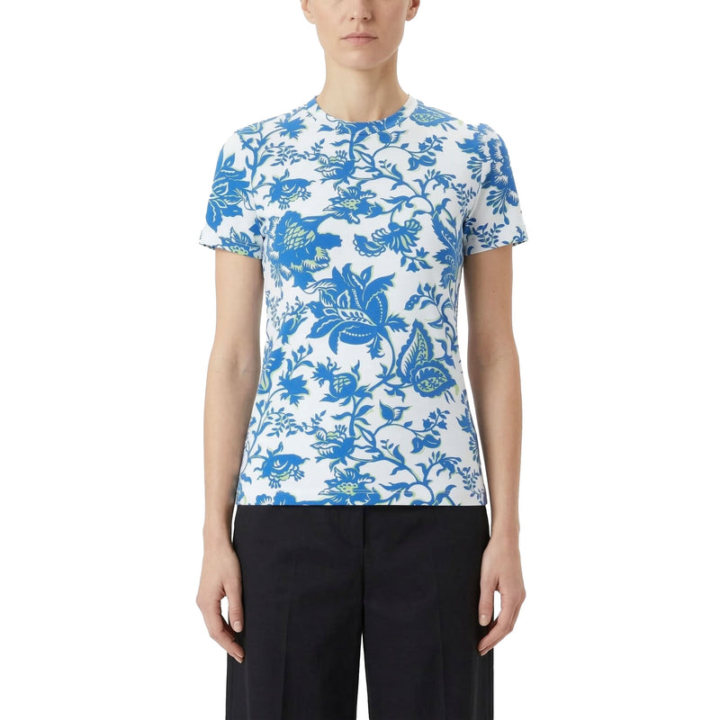 T-Shirt mit floralem Muster