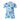 T-Shirt mit floralem Muster M / Blau