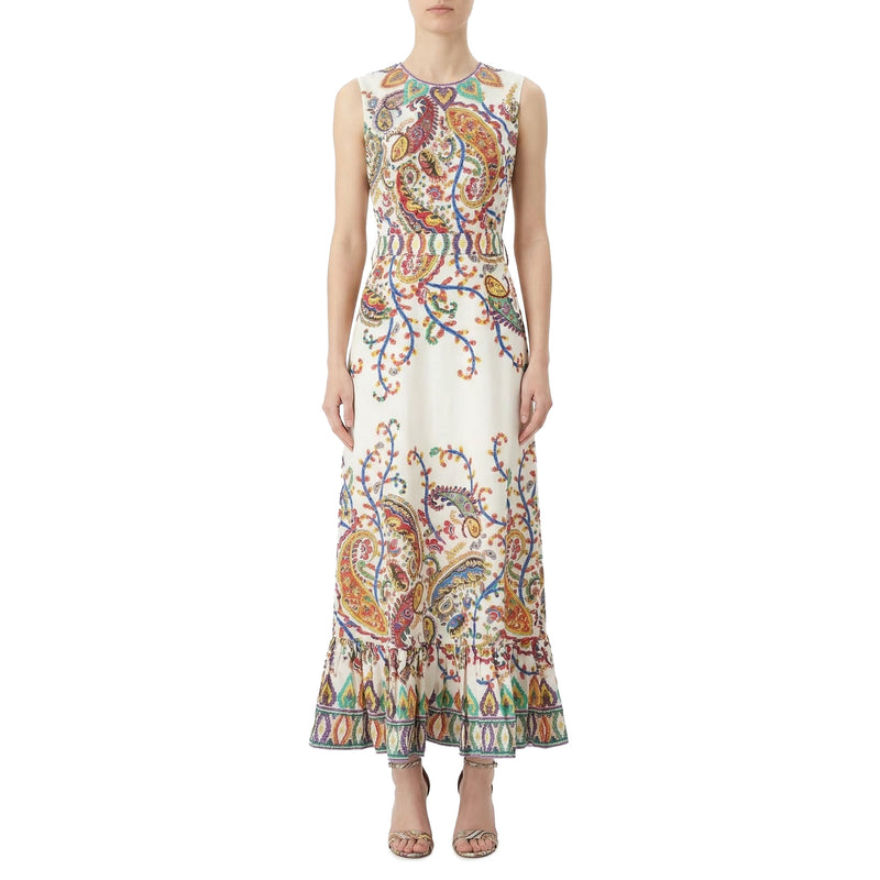 Maxikleid mit Paisleymuster