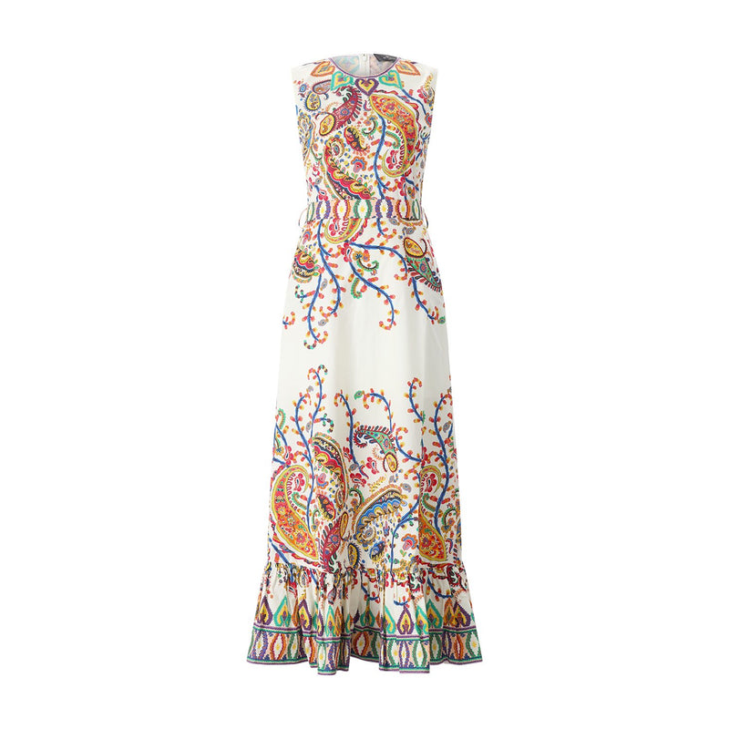 Maxikleid mit Paisleymuster 38 / Multicolor