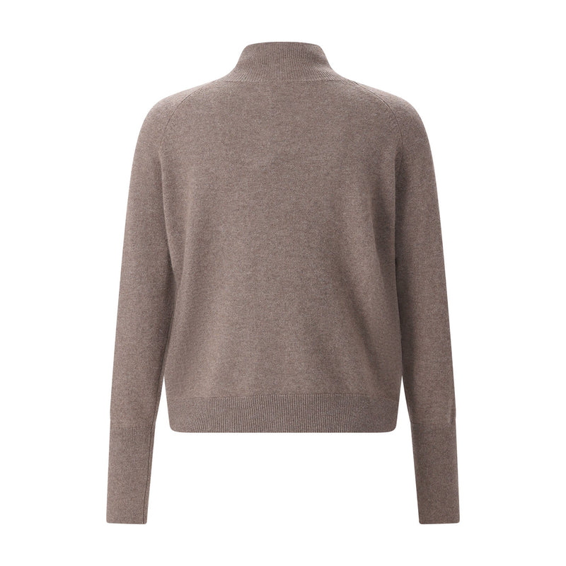Sminfinity Rollkragenpullover aus Kaschmir & Baumwolle Damen