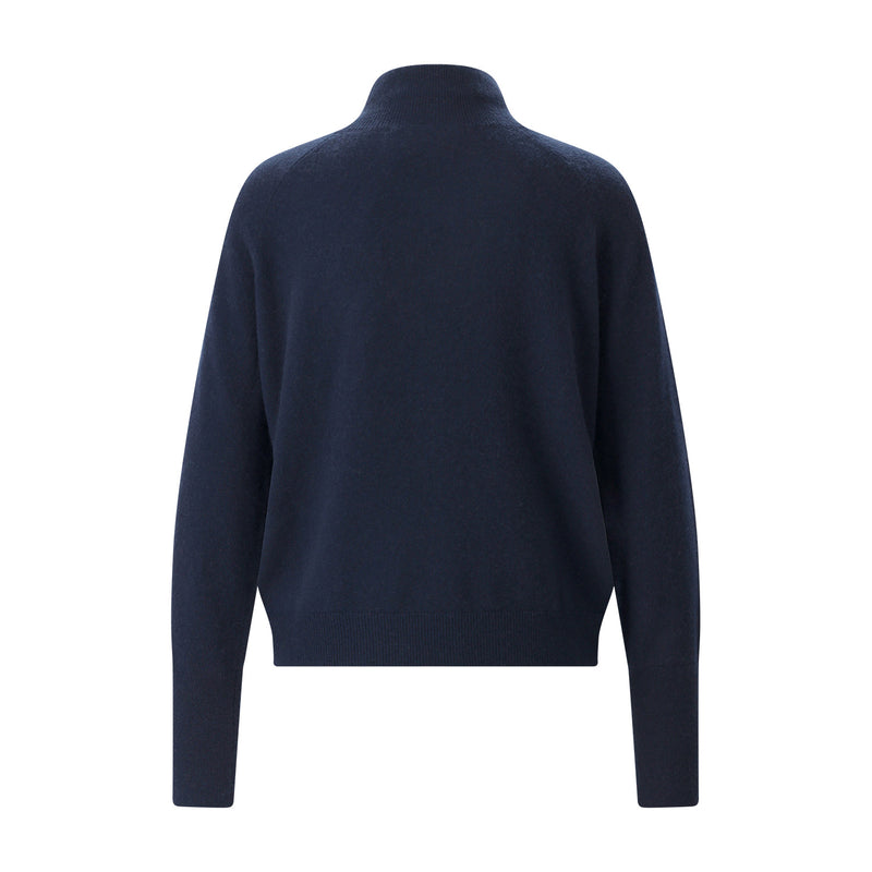 Sminfinity Rollkragenpullover aus Kaschmir & Baumwolle Damen