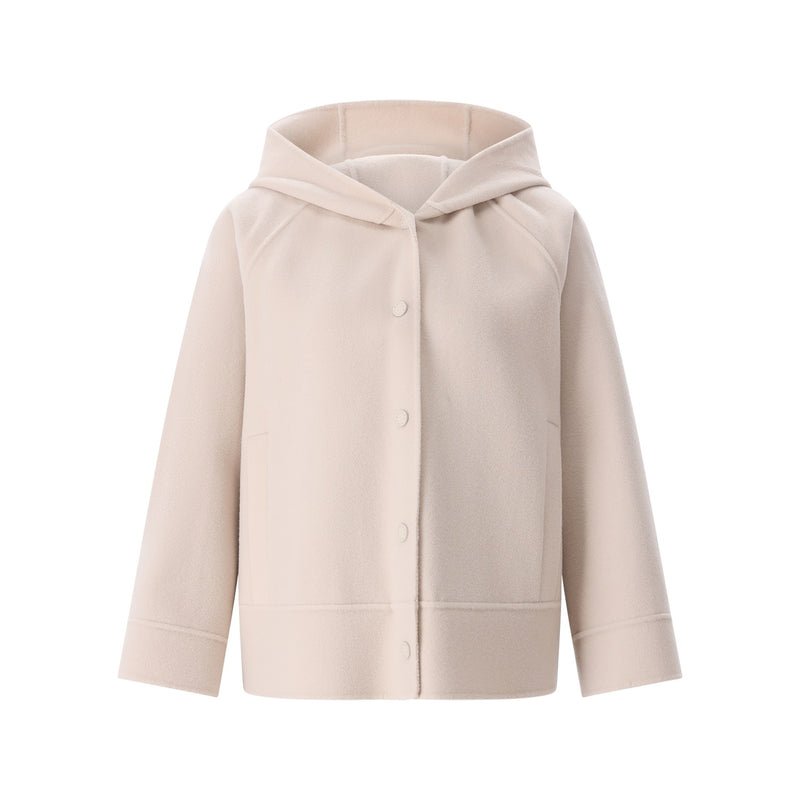 Jacke aus Wolle 42 / Beige