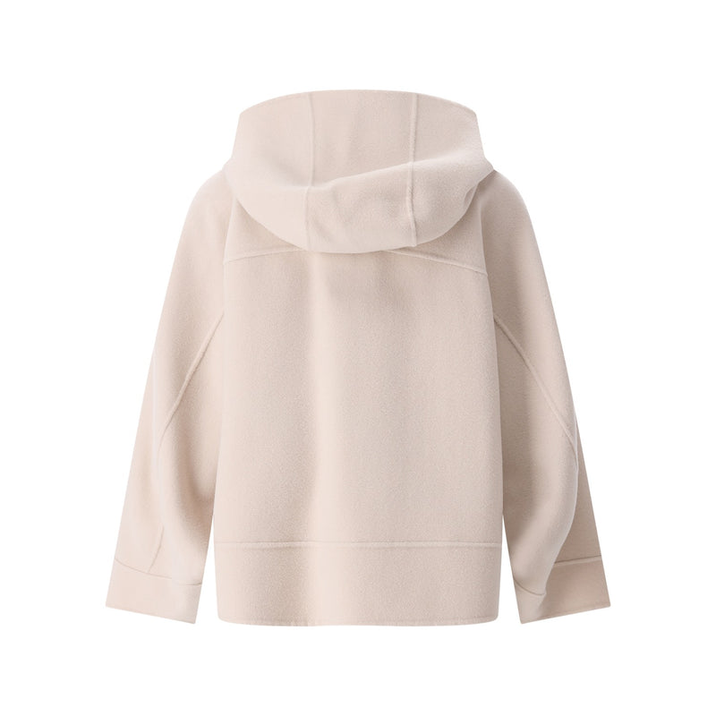 Jacke aus Wolle 42 / Beige