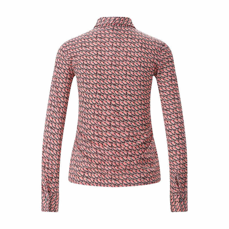 Hemdbluse mit Muster 42 / Rosa