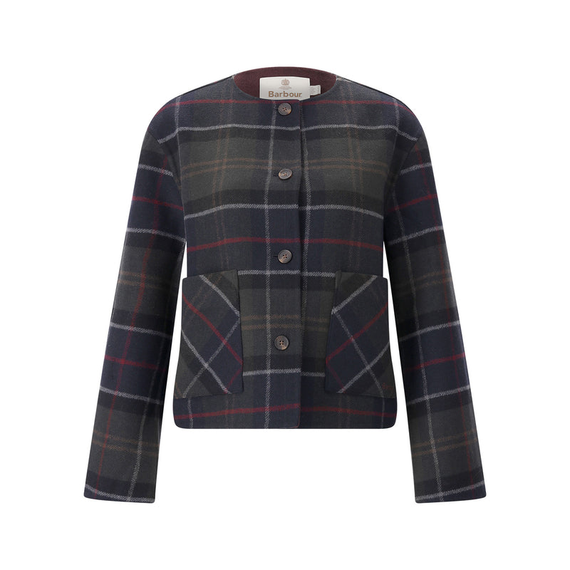 Jacke aus Wollmix L / Dunkelgrün