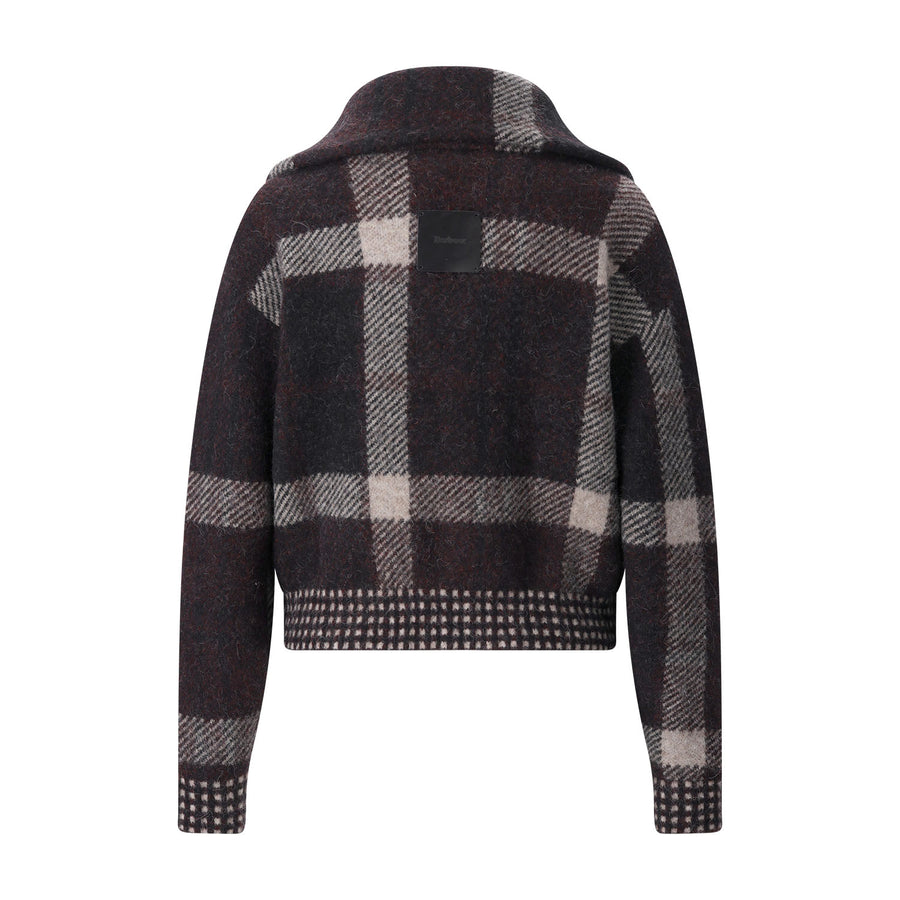 Strickjacke Carville Zip-Up mit Alpakawolle L / Multicolor