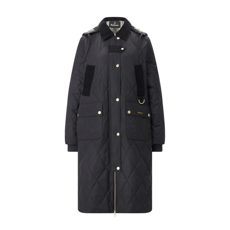 Steppjacke mit Logo XXL / Schwarz