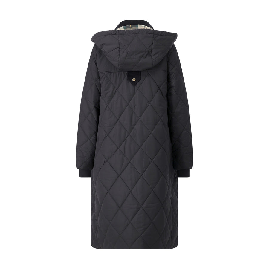 Steppjacke mit Logo XXL / Schwarz