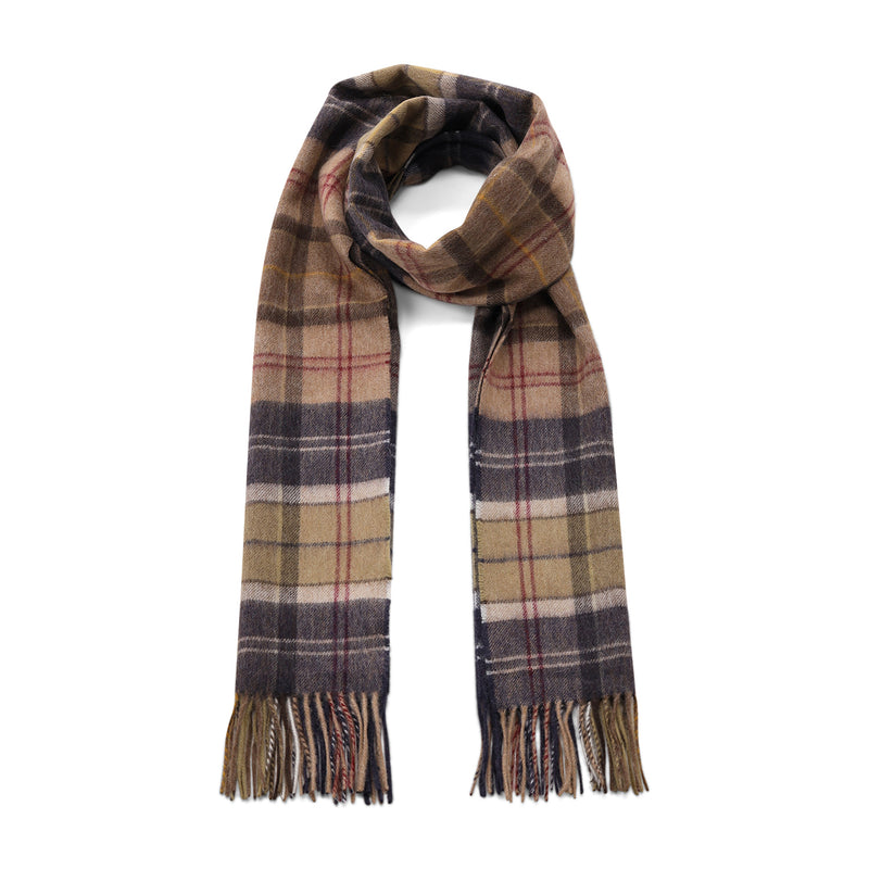 Schal Serena Tartan aus Lammwolle One Size / Braun