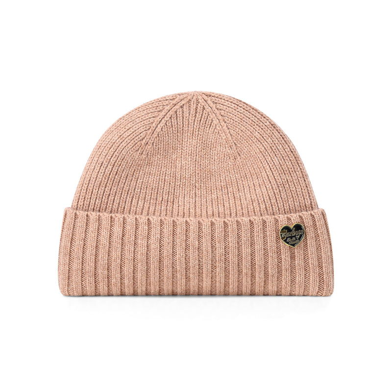 Beanie Annette aus Wolle und Kaschmir One Size / Beige