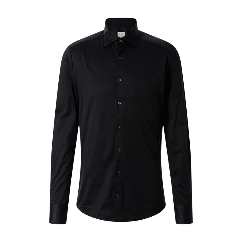 Slim-Fit Hemd aus Baumwolle XL / Schwarz