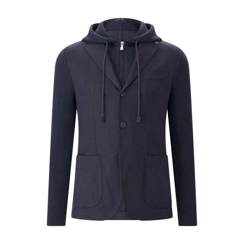 Gran Sasso Stricksakko aus Schurwolle Herren