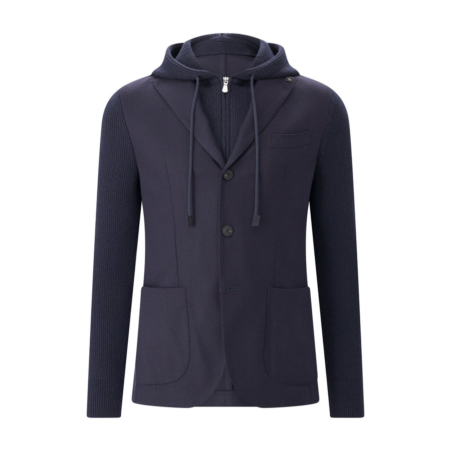 Gran Sasso Stricksakko aus Schurwolle Herren