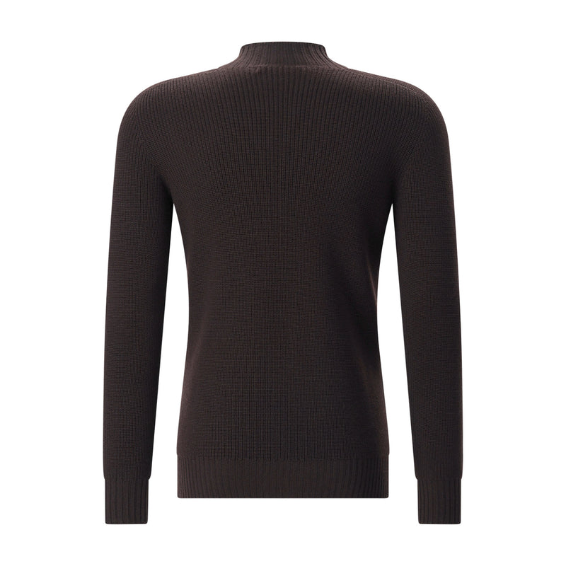 Gran Sasso Strickpullover mit Stehkragen Herren