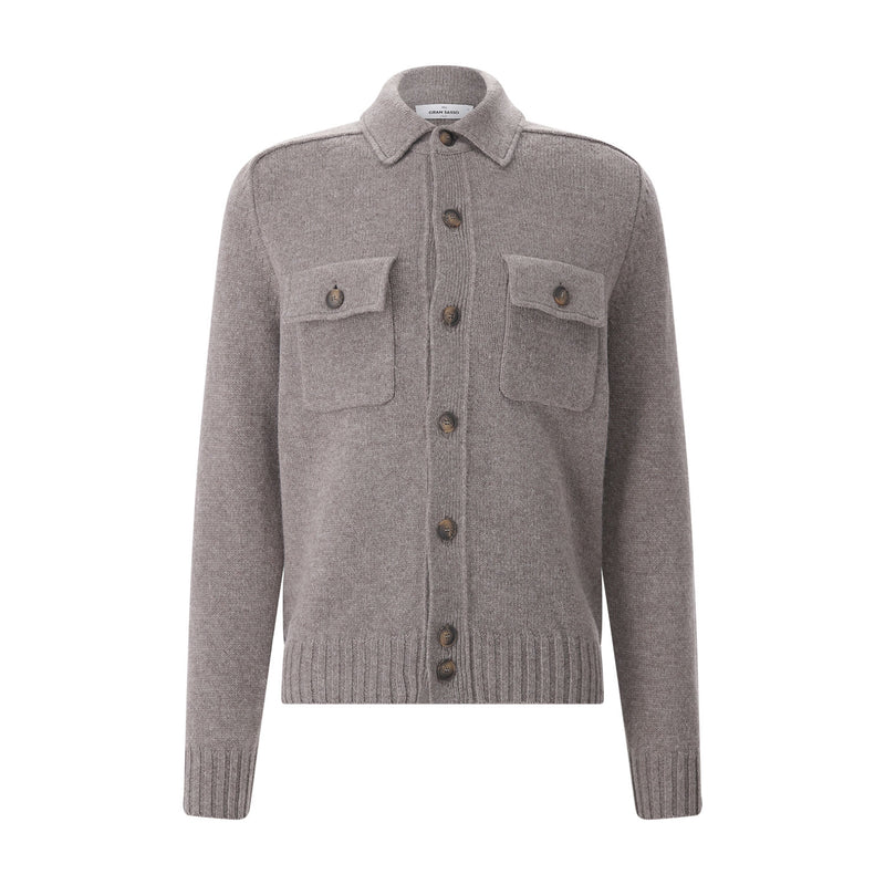 Gran Sasso Overshirt aus Schurwolle Herren