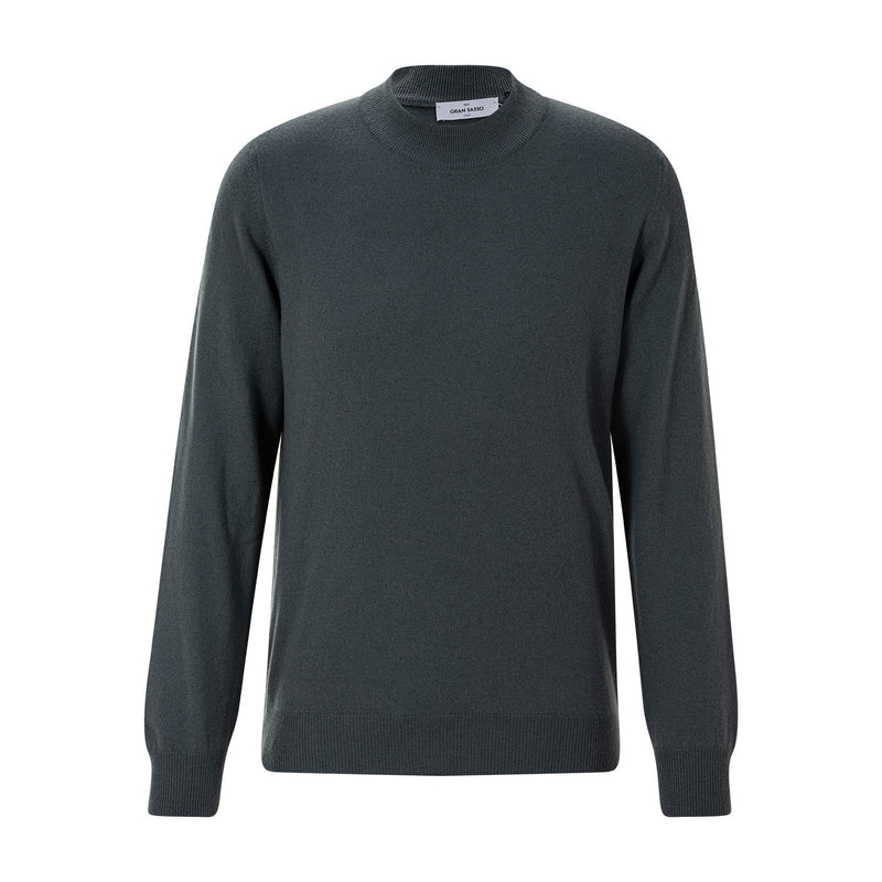 Pullover aus Schurwolle & Kaschmir 58 / Graugrün