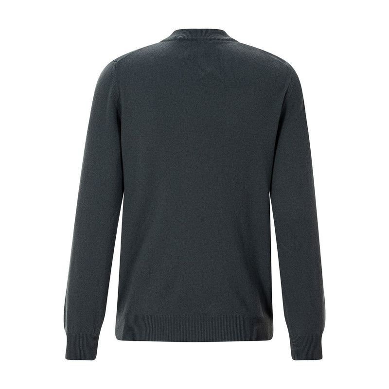 Pullover aus Schurwolle & Kaschmir 58 / Graugrün