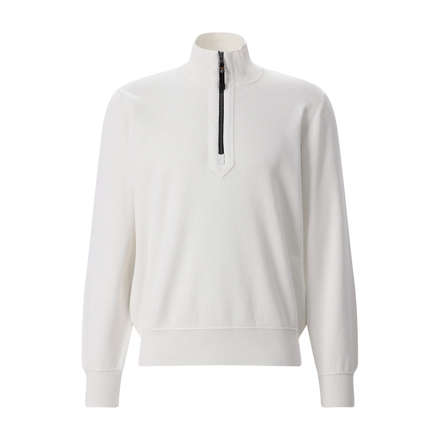 Troyer Basic Scoe aus Baumwoll-Mix 3XL / Weiß